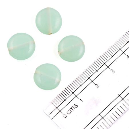 Blue Jewellery Making Loose Glass Beads (Pack Of 12)